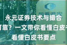 永元证券技术与撮合是否可靠？一文带你看懂白皮书要点