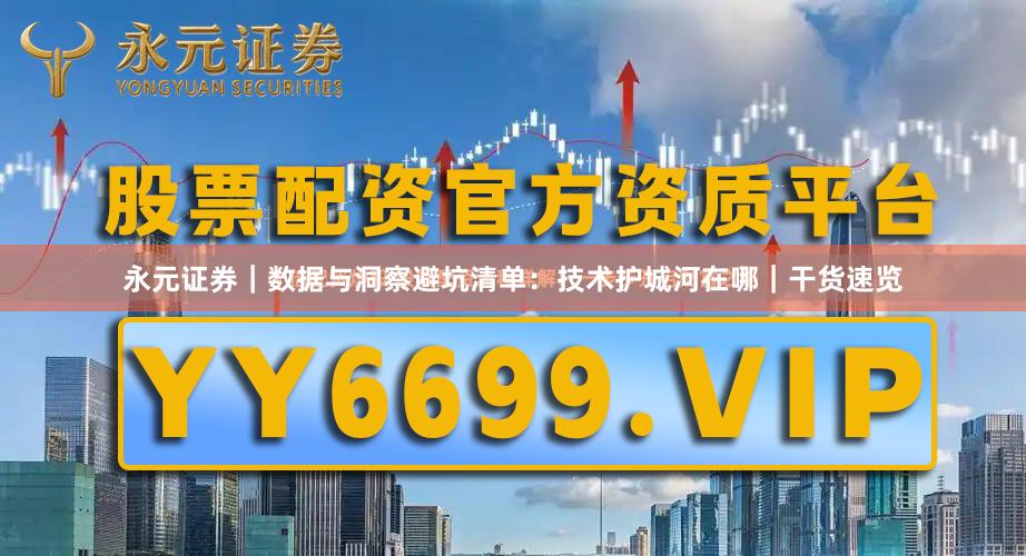 永元证券｜数据与洞察避坑清单：技术护城河在哪｜干货速览