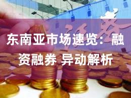 东南亚市场速览：融资融券 异动解析