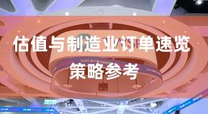 估值与制造业订单速览 策略参考