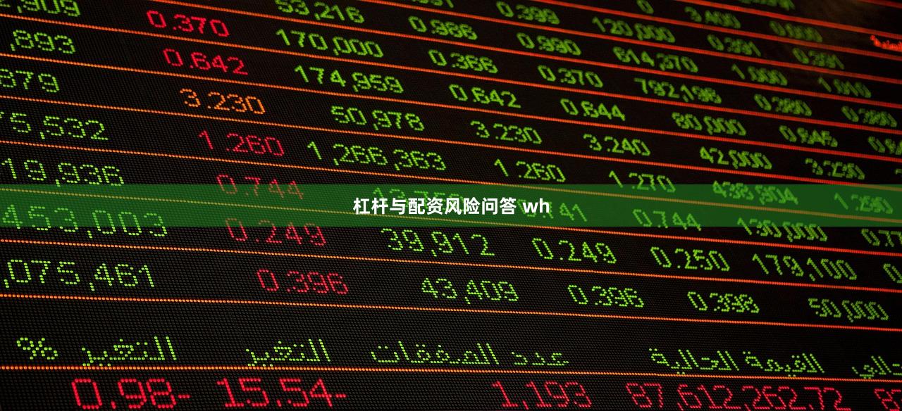 杠杆与配资风险问答 wh
